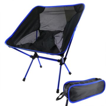 Portable Folding Chair - Dark Blue - 1