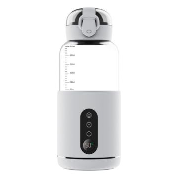 300ml Wireless Electric Kettle for Baby Formula - 5200mAh Battery (White) - 1