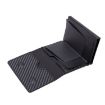 Stainless Steel RFID Business Card Box - Carbon Fiber Black - 2