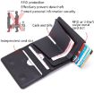 Stainless Steel RFID Business Card Box - Carbon Fiber Black - 5