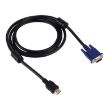 1.8m HDMI to VGA Video Cable - Black - 2