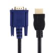 1.8m HDMI to VGA Video Cable - Black - 3
