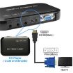 1.8m HDMI to VGA Video Cable - Black - 5