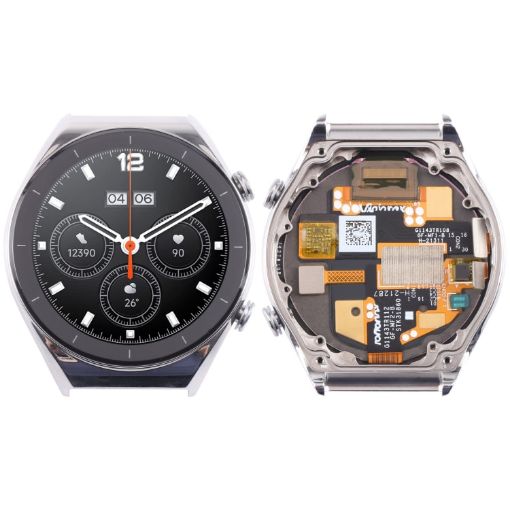 Xiaomi Watch S1 LCD Screen & Digitizer Assembly with Frame - Silver - 1