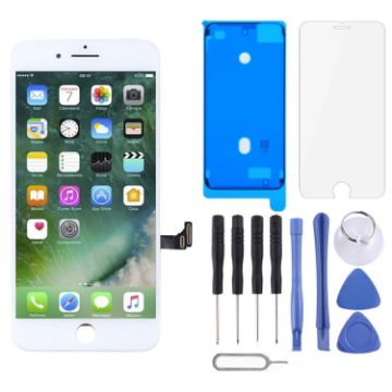 LCD Screen for iPhone 7 Plus with Digitizer - White - 1
