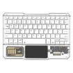 KB-333 RGB Backlit Wireless Bluetooth Keyboard - White - 1