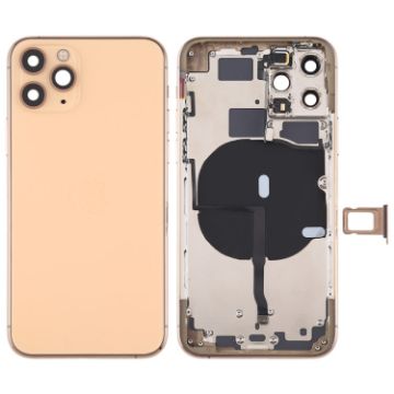 Battery Back Cover with Side Keys & Card Tray for iPhone 11 Pro Max - 1