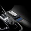 ER9 Hands-Free Calling Car Kit Bluetooth Headset Dual USB Charger FM Transmitter - 1