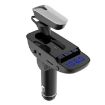 ER9 Hands-Free Calling Car Kit Bluetooth Headset Dual USB Charger FM Transmitter - 3