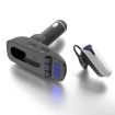 ER9 Hands-Free Calling Car Kit Bluetooth Headset Dual USB Charger FM Transmitter - 4