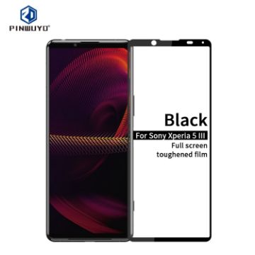 Sony Xperia 5 III Tempered Glass Film - Black - 1
