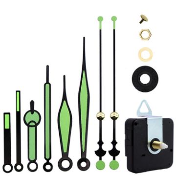 18.5mm Quartz Clock Movement + Luminous Hands DIY Kit - 1
