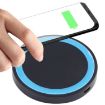 Universal QI Wireless Charging Pad (Black + Blue) - 1