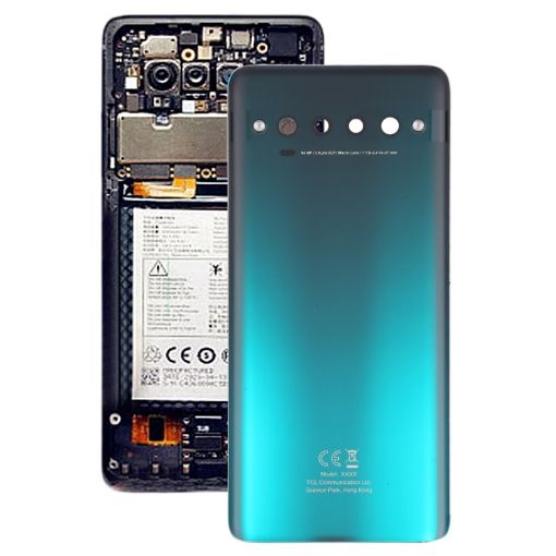 Green Battery Back Cover for TCL 10 Pro T799B T799H - 1