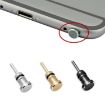 3.5mm Metal Dust Plug Headset Plug Card Needle - Black - 2