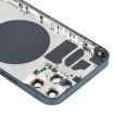 Blue Back Housing Cover with SIM Card Tray & Side Keys & Camera Lens for iPhone 12 Pro - 4