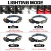 W690-1 XPG+COB Induction Headlight Rechargeable Head Lamp - 3