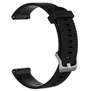 Silicone Watch Band for POLAR Vantage M - Black - 1