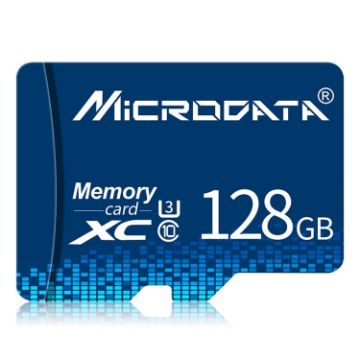 MICRODATA 128GB U3 Blue TF Memory Card - 1