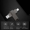 Lenovo Thinkplus MU110 USB3.2+Type-C Flash Drive 128GB Grey - 5