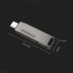 Lenovo Thinkplus MU110 USB3.2+Type-C Flash Drive 64GB Grey - 3