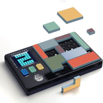 500+ Levels Blocks Puzzle Games Electronic Brain Games - Black - 1