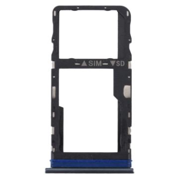 TCL 30/30+/30 5G SIM Card Tray + Micro SD Card Tray (Black) - 1