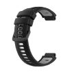 Garmin Forerunner 735/735XT Silicone Watch Band - Black/Grey - 2