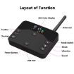 500m Electric Dog Fence & Remote Training Collar - Vibration & Shock - Black - 5