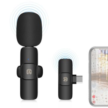 PULUZ Wireless Lavalier Microphone for Type-C/USB-C Device - 1
