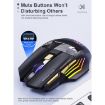 iMICE GW-X7 Wireless Gaming Mouse with RGB Lights - Black - 6