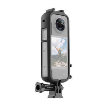 Insta360 X3 PULUZ Cold Shoe Protective Frame - Black - 1