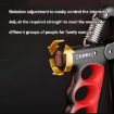 Adjustable Hand Grip Strengthener Arm Muscle Exerciser - Mechanical Counter Gray - 5