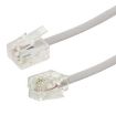 2 Core RJ11 to RJ11 Telephone Cable - 1m Length - 1