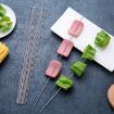 10pcs Stainless Steel Skewers for Lamb Kebab BBQ - 4