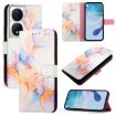 For Honor 90 Smart/X7b/Play 50 Plus PT003 Marble Pattern Flip Leather Phone Case - 1