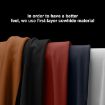 SULADA Frameless Cowhide Leather Phone Case for Huawei Pura 70 Ultra (Red) - 3