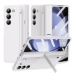 Samsung Galaxy Z Fold6 5G White Leather Phone Case - 1