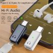 8 Pin Female to Type-C Male Adapter - Hi-Fi Audio Sound Card Connector - 5