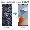 ZTE Blade A34 LCD Screen Digitizer Full Assembly with Frame - Black - 6