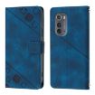 Motorola Edge 2022/Edge 5G UW 2022 Blue Leather Phone Case - 2