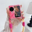 OPPO Find N3 Flip Phone Case with Rainbow Bracelet - Pink - 3