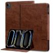 Cat Buckle Leather Smart Tablet Case for iPad Pro 12.9 - Brown - 1