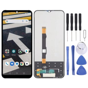 CAT S53 LCD Screen with Digitizer Full Assembly - Black - 1