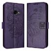 Samsung Galaxy Xcover 4s/Xcover 4 Dark Purple Leather Phone Case - 1