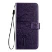 Samsung Galaxy Xcover 4s/Xcover 4 Dark Purple Leather Phone Case - 2
