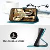 Samsung Galaxy Xcover 4/4s Elephant Head Embossed Leather Case - Light Blue - 4