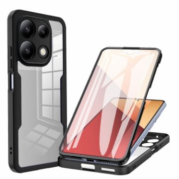 Xiaomi Redmi Note 13 Pro 4G Black Phone Case - 360 Full Coverage - 1