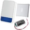 Visonic SR730PG2 SR720PG2 Battery (p/n 0-102710 09912K) - 6