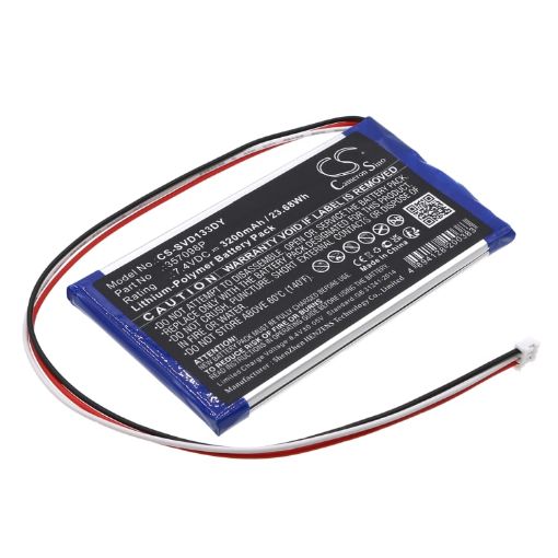 Sylvania SDVD1332-B SDVD1332 Battery (p/n 357098P) - 1